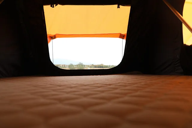OEM Polycotton Foldable Roof Top Tent Outdoor Quality Soft Shell Waterproof Camping  Rooftop Tent