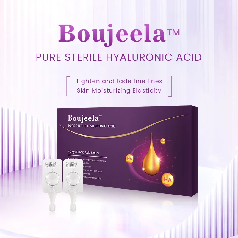 Most Popular Hyaluronate Acid 1ml*10vials Volume Disposable Ampoule Portable Anti Aging Face Serum