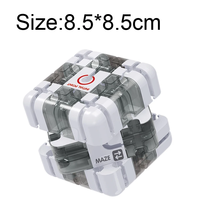 2024 new products 3D Maze 3x3 Speed Cube With Steel Ball Rolling Decompression Magic  Puzzle Kids Educational Games Toys