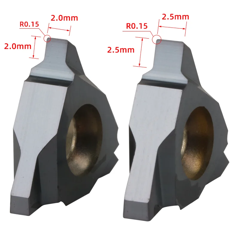 High precision swiss type lathe RH/LH Right angle groove Carbide Thread Inserts cnc cutting tools