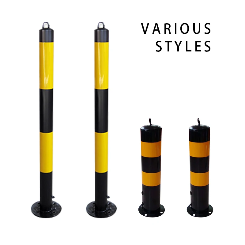 Outdoor Removable Steel Warning Bollard Traffic Security Crowd Road Barrier Posts