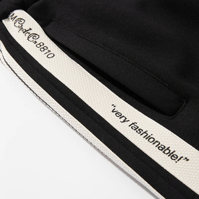 Custom Pink Elephant Fit Tie Rope Elastic Workwear Casual Mens Cargo Pants