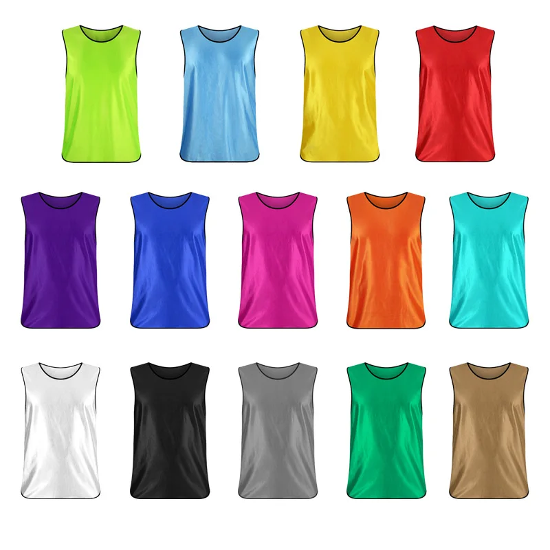 A349 Youth Children Adults Sports Mesh Basketball Football Soccer Bibs Training Vests Football Training Vest Soccer Training Bib