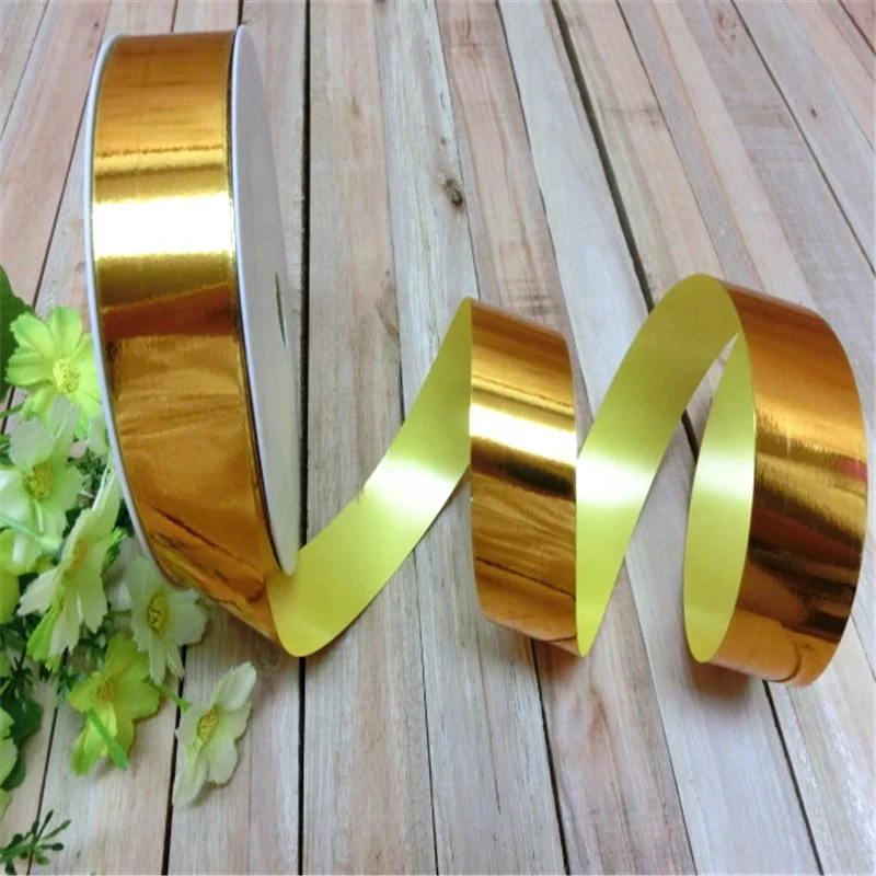 plastic metallic ribbon roll