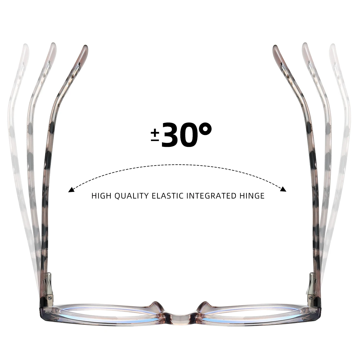 Custom Logo TR90 Women Eyeglasses Frame Acetate Temple Optical Glasses Designer Eyewear