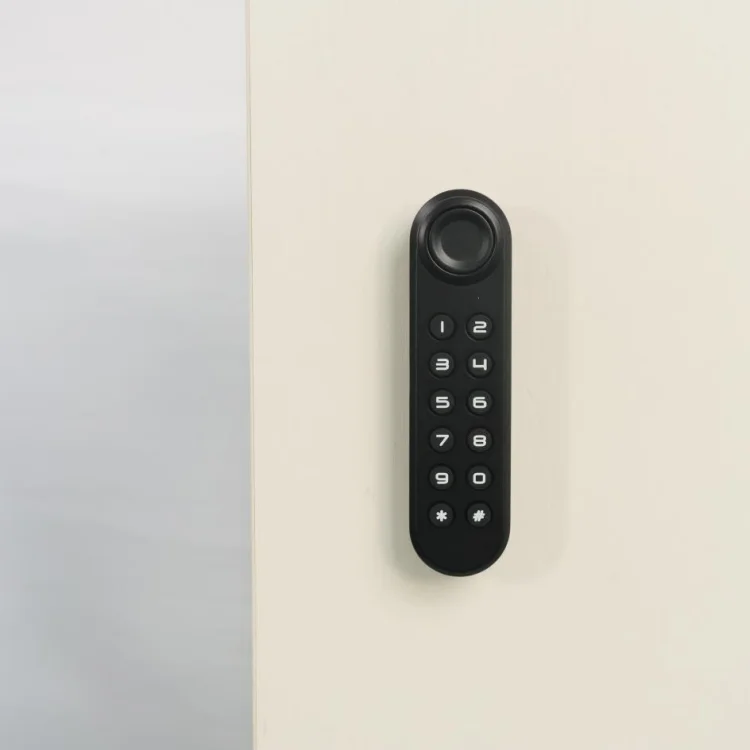 Qidots Smart Cabinet Lock Code Digital Number Furniture Biometric Keyless Smart Lock Digital Drawer Passwork Cabinet Door Lock