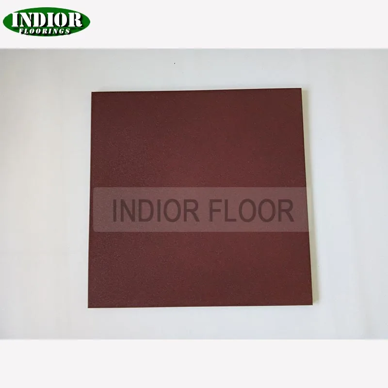 15mm Thick EPDM Fleck Rubber Floor Tiles Anti-Slip Gym Rubber Mat Tiles Granules Outdoor Playgrounds 15 mm Thick Rubber Brick