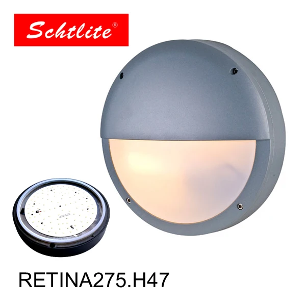 
RETINA 7 Eyelid half round outdoor garden 20W LED Bulkhead light 