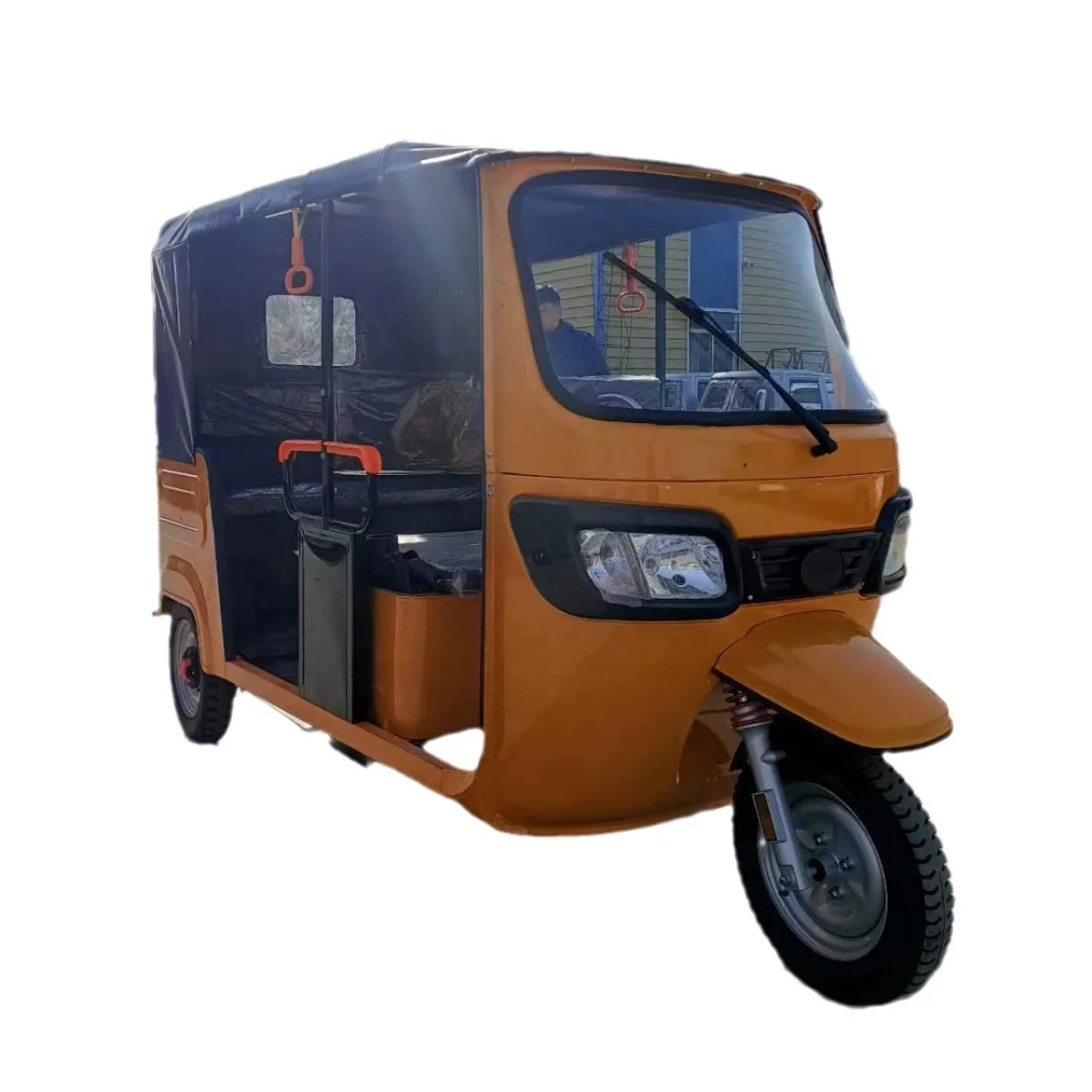 Taxi Tuk Tuk Bajaj Auto Rickshaw 3 Wheel Gasoline Electric Hybrid for Daily Life