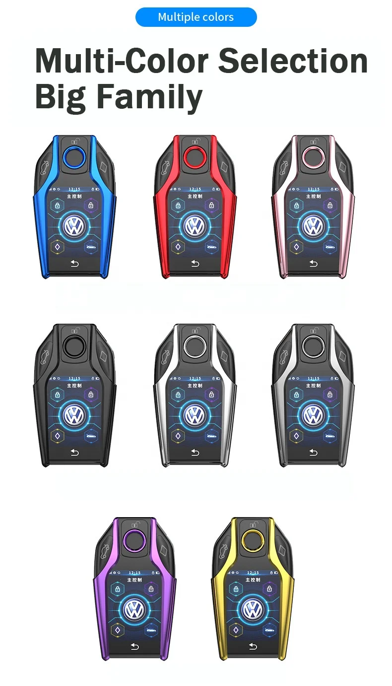 bulk drop shipping remote led LCD control mobile app control car lost prevention Smart Lcd car key