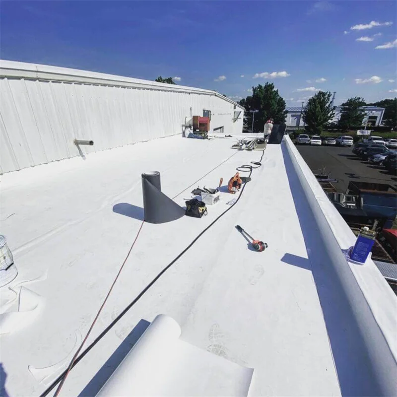 Плоская крыша водонепроницаемые покрывающие материалы пвх EPDM TPO гидроизоляционный мембранный лист