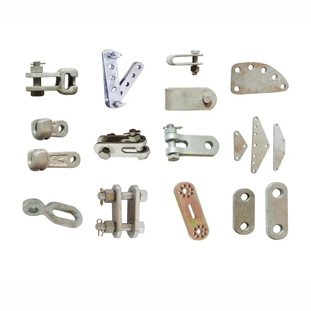 Hot-dip Galvanized Forged Clevis Pole Line Hardware Electric Power Cable Fitting Overhead Tension Accessories