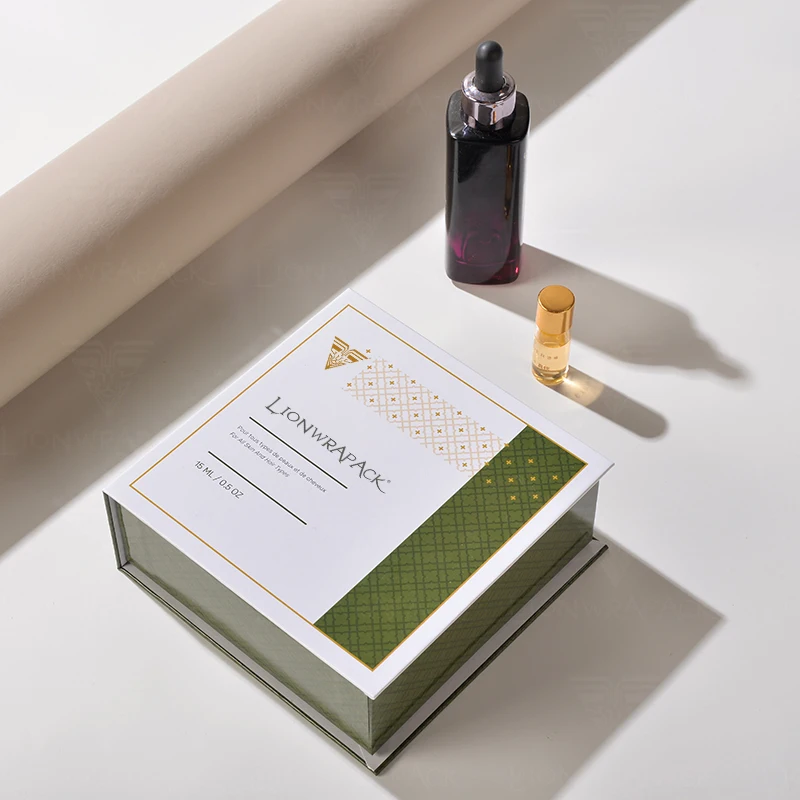 Lionwrapack Customizable Logo Perfume Box Free Samples Sustainable Design Magnetic Closure Inner Tray and Eco-Friendly Material