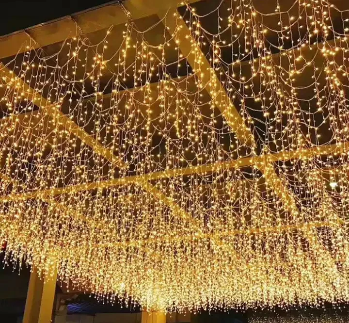 Christmas Lights 100 LED Light Strings 10M 20M 30M 50M 100M 220V Waterproof Outdoor Holiday Wedding Party Led String Lights