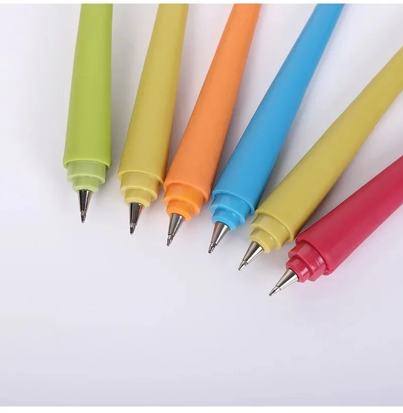 Kawaii Creative Soft Silica Cute Pens Custom Logo Decorative Stationery Games Silicone Creative Bendable Roller Pens