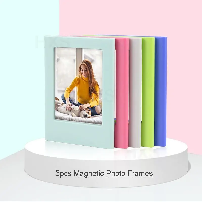 Магнитные фоторамки Polaroid с черной рамкой для стен