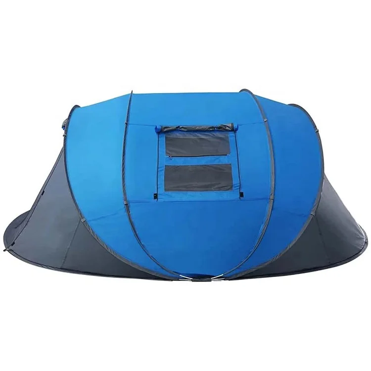 Outdoor Camping 3-4 person Pop-up Tents Waterproof Quick-Opening family Tents for hiking