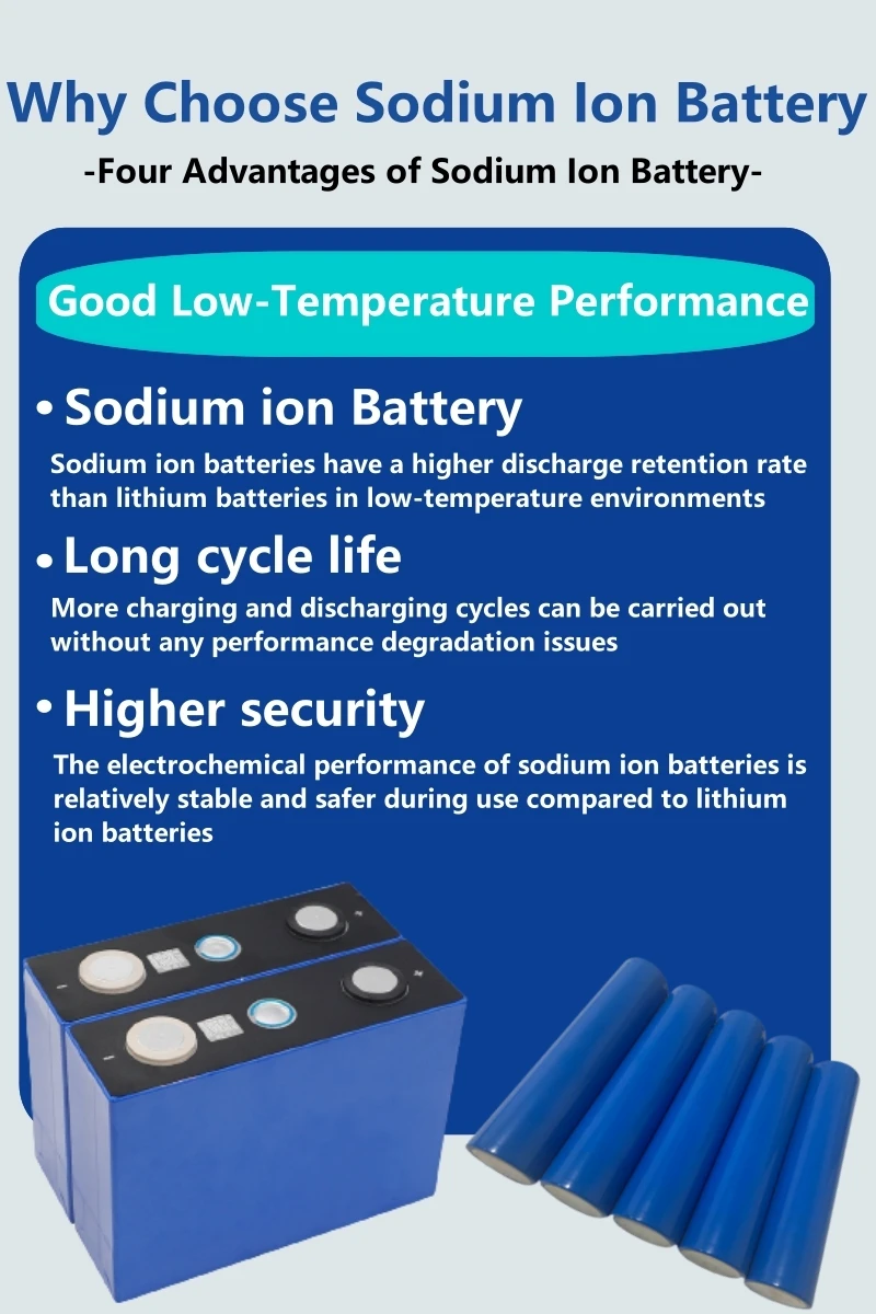 Deep Cycle Sodium Ion Battery Cell Cylindrical 32700 3.1v 4000mah Sodium Na Ion Battery For Energy Storage