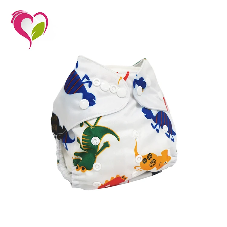 New Design Washable and Economic Baby Nappy Reusable Cartoon Cloth Diapers