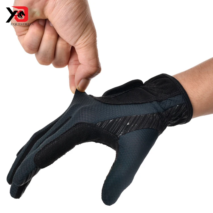 XD Equestrian Wearable skidproof High Quality Outdoors breathable horse riding gloves