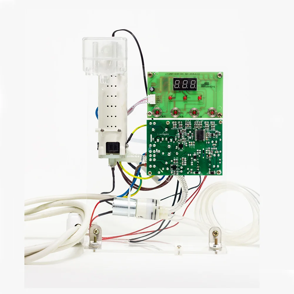 Compact Heating System with Heater PCB Control and Pump