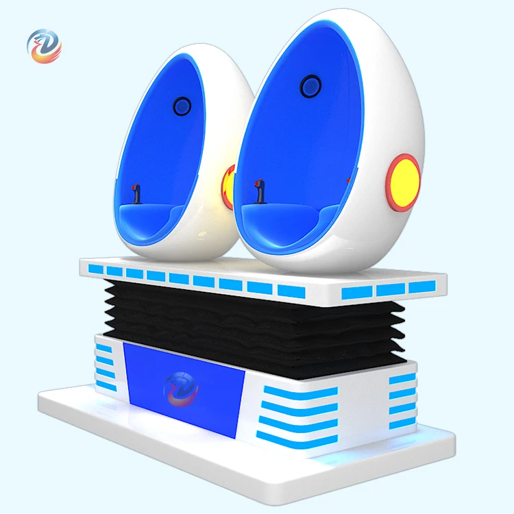 Other Amusement Park Products 360 Degree 2 Seats 9d Egg Vr Cinema