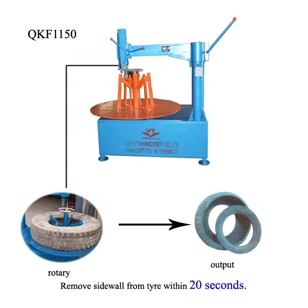 Rubber cutting tools waste tyre scraping machine to chips