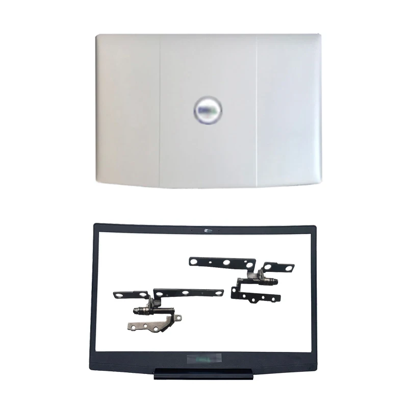 Новинка для ноутбука Dell G3 3590, задняя крышка ЖК-дисплея, передняя панель, петли для ЖК-экрана, верхний корпус, белый 03HKFN