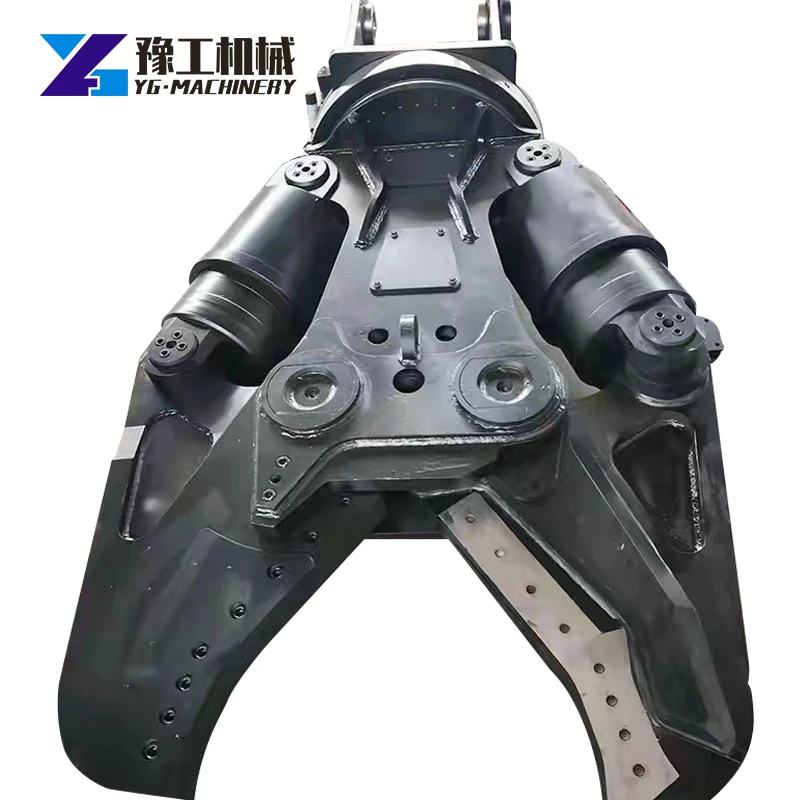 6-50T Excavator Shear Hydraulic Scrap Shear Cutting Steel Scrap Metal Sheet Demolition Shears For Excavator