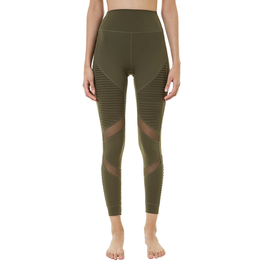 Лидер продаж, низкий минимальный заказ, эластичный нейлон OEM, высокое качество, модные быстросохнущие дышащие леггинсы Calathea для женщин