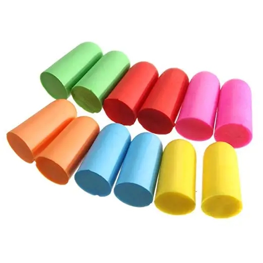Ear Care Ultra Soft Pu Foam earplugs Customized Disposable Noise Reduction Colorful Sleep Earplugs for hearing protection