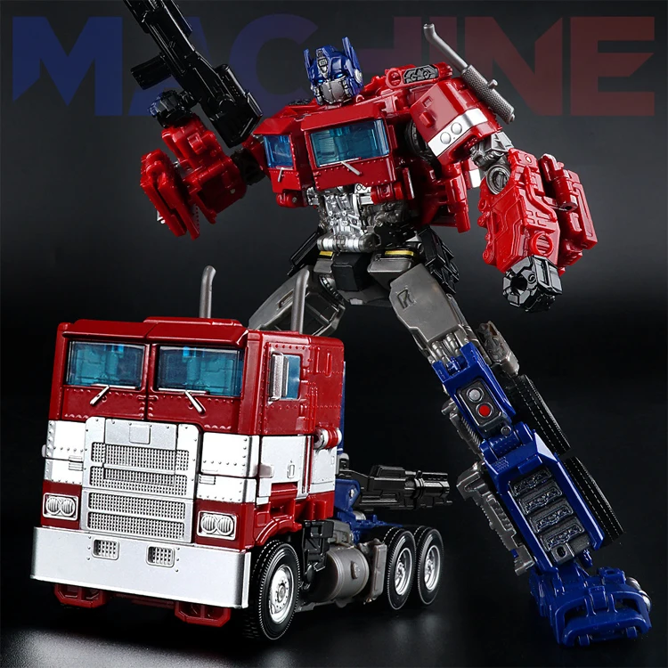18cm Transformed Toys Heroic Optimus Primed Action Figure Deformation Robot Figure Transformed Car Trucks Toys for Kids Toddler