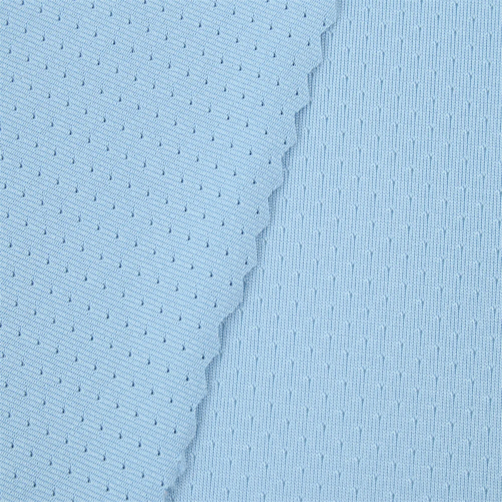 N012 Wholesale Knitted Fabric Polyester Spandex Breathable Mesh Fabric Sport Wear T Shirt Fabrics For Clothes Material