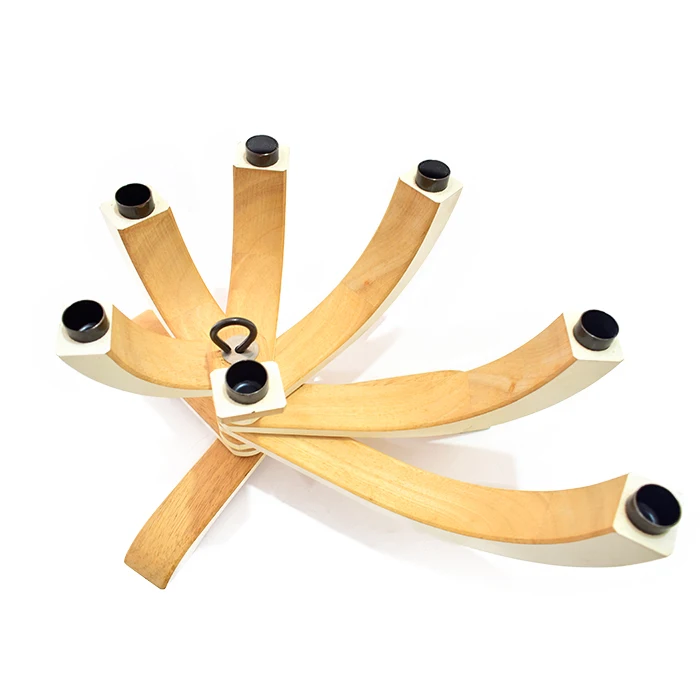 KD Packed Home Decoration Wood Multi Branches Twisting Romantic Antique Dinner Candle Holder