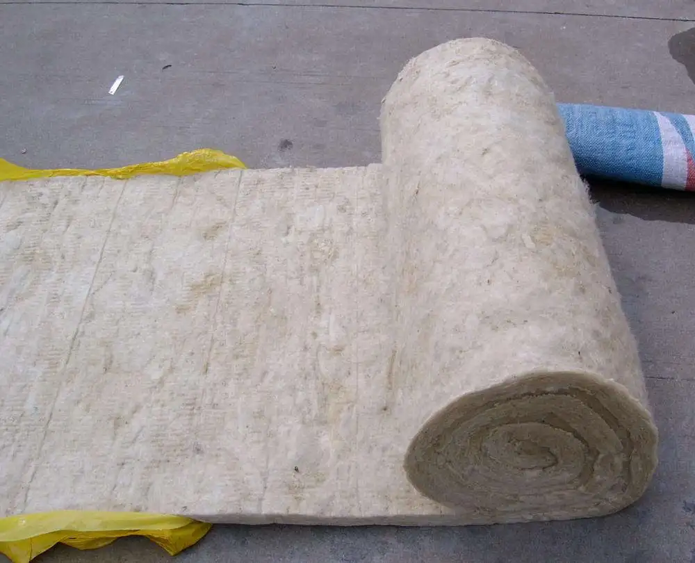Direct selling new style factory price 60Kg M3 Density Pure Rock Wool Insulation Blanket