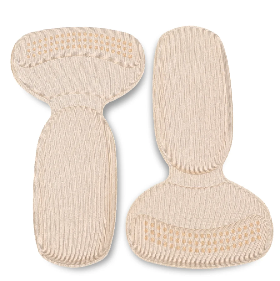2pcs Shoe Heel Insoles Foot Heel Pad Sports Shoes Adjustable Antiwear Feet Inserts Insoles Heel Protector Sticker Insole