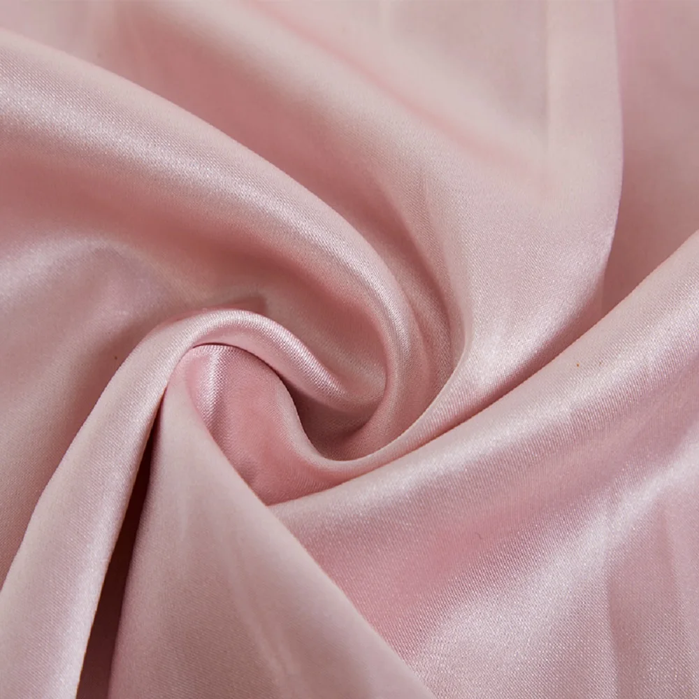 
2021 Hot Sale 100%Polyester Stretch Dyed Silk Stain Fabric Width 59inch For Sleeping Suit 