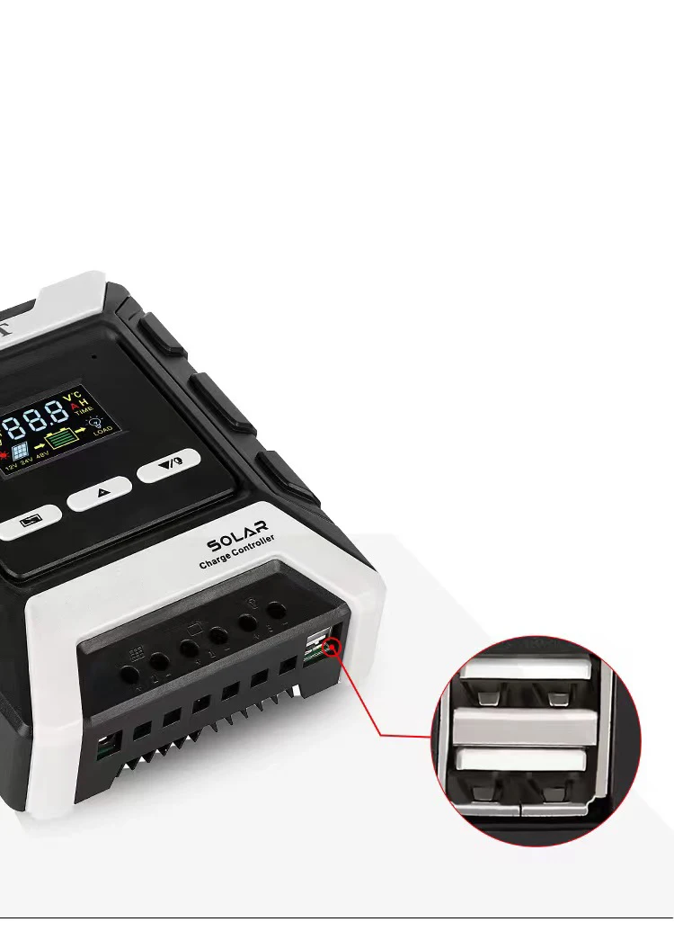 ACTECmax 12V/24V/48V Solar Charge Controller MPPT 3840W 10A 20A 30A 40A 50A 60A 80A Solar System Controller Parts