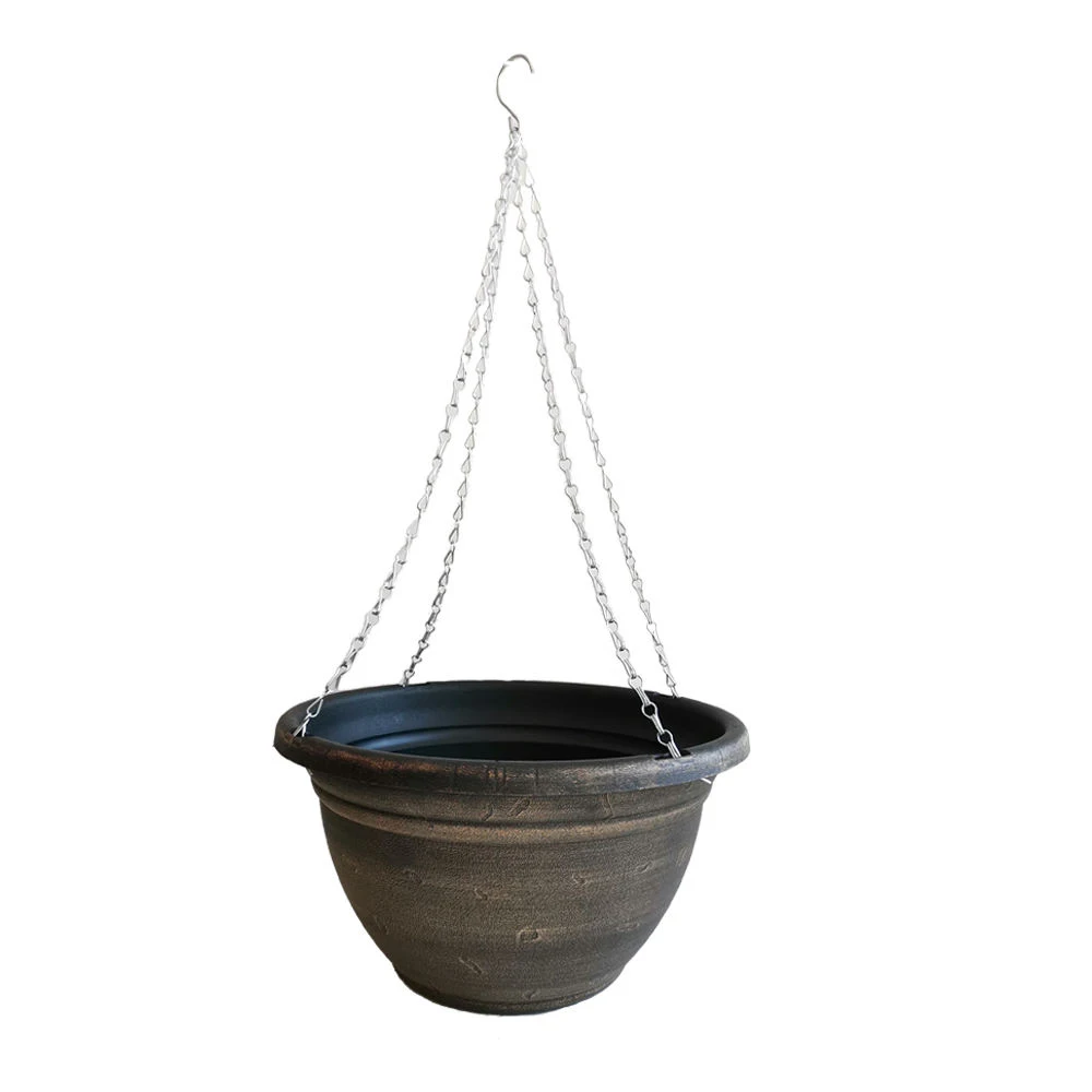 Best Selling Creative Wall Hanging Green Radish Succulent Flower Pot Plastic Woven Flower Pot Hanging Basket