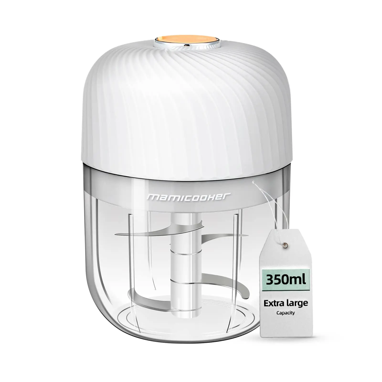 Easy To Clean 350ML Chopper Mincer For Vegetables Onions Garlic Nuts Salads