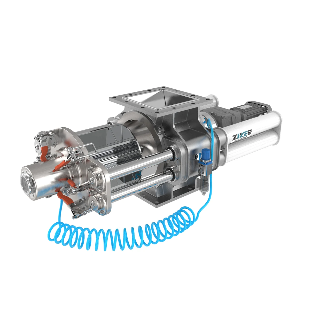 food grade sanitary fast clean rotary airlock feeder valve