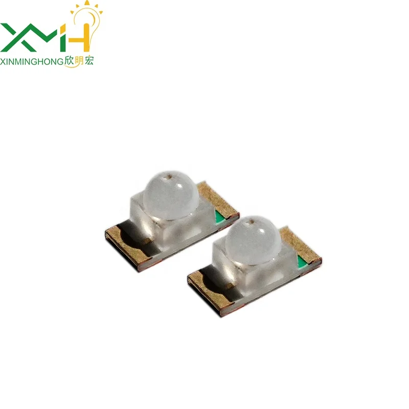 Smd 1206 led with dome lens small angle 3216 red lamp diode smd