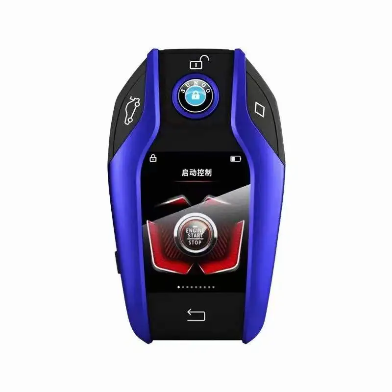 TK800+ Smart Lcd key Keyless entry Remote touch Screen key car alarm systes