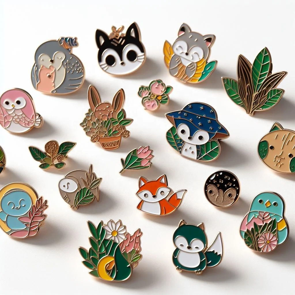 Custom lapel pins gold plating custom hard enamel lapel pins with butterfly clutch backing die struck enamel pins