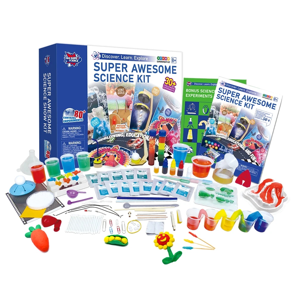 Hot Selling Mega Chemistry Showing STEM SMART Science Advanced Learning and Creative Fun Experiment Kit Toys for Kids 8+