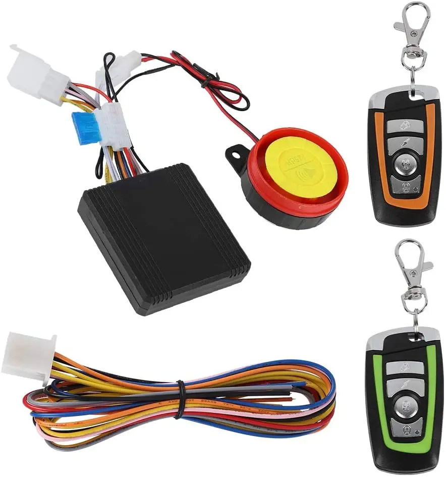 Universal Motorcycle Alarm System Remote Control Engine Start 125dB