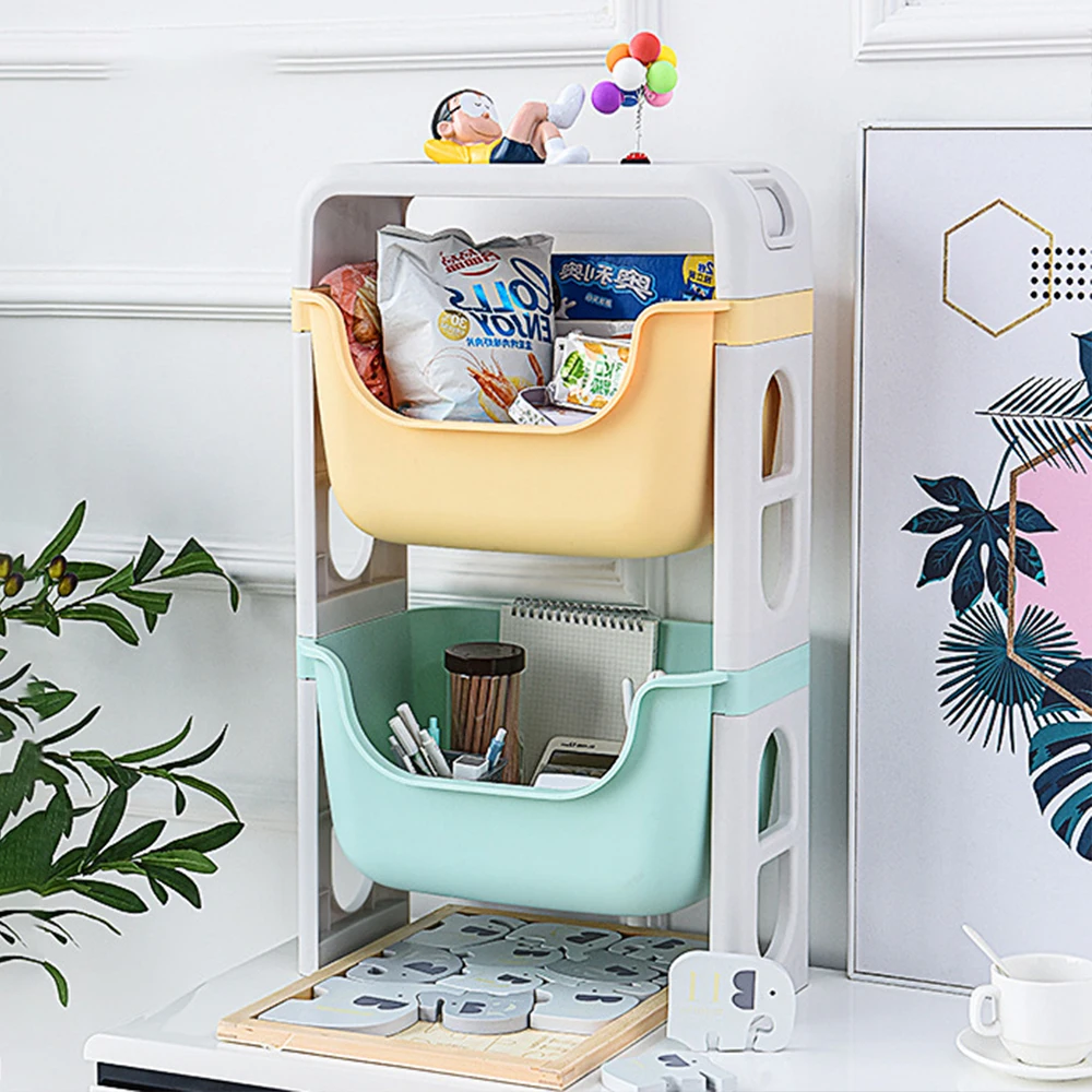 
Household Multi Layer Plastic Drawer Storage Container Kids Children Toy Clothes Cabinet Rack Organizer// 