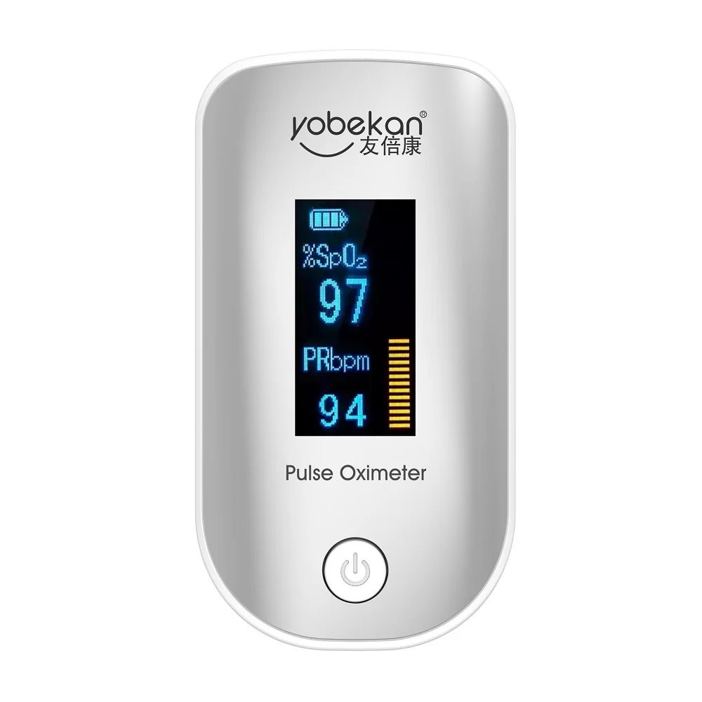 Yobekan Handheld Custom Oximeter Blood Oxygen Finger Monitor Oxi Meter Digital Oximetro Fingertip Pulse Oximeter