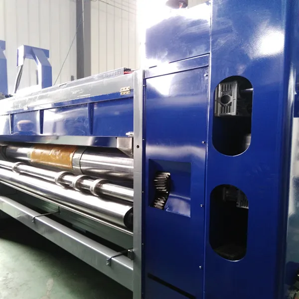 Full automatic corrugated carton box flexo printer slotter die cutter machine