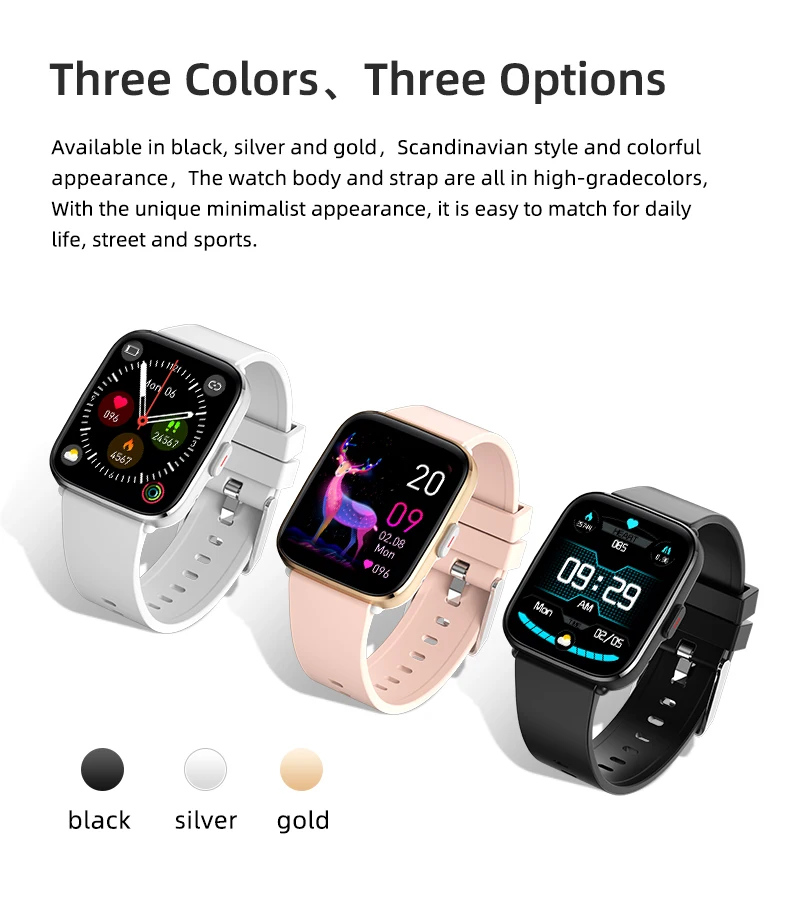 SG12PRO calls magnetic charging  multi-dial switching  body temperature Heart rate detection Android Smart Watch for  APPLE